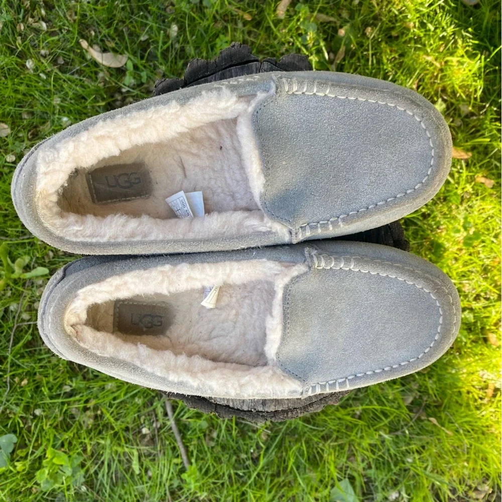 UGG Gray “Ansley” Water Resistant Slipper Size 9 - Picture 3 of 12